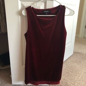 Velvet red tank